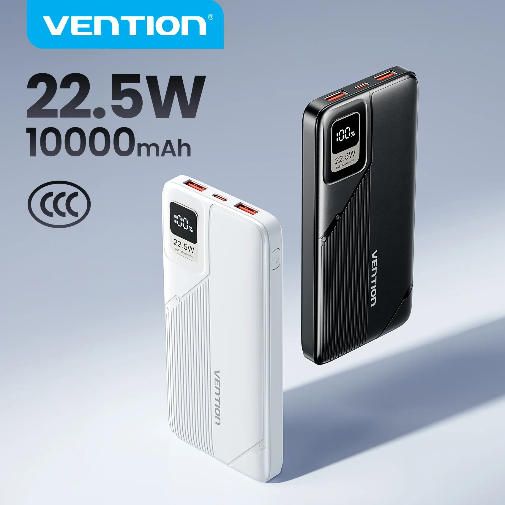 Vention Power Bank 10000mAh 22.5W 고속 충전 휴대용 보조 배터리 iPhone Xiaomi Huawei 외장 배터리용 - AliExpress 202192403
