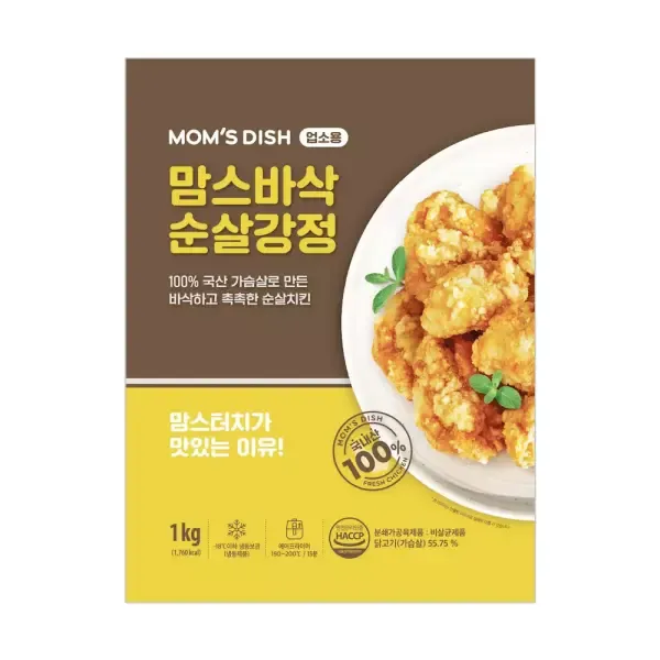 [11번가] 맘스터치 바삭 순살강정 1kg+1kg
