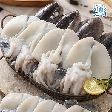 [어부백서] 국내산 손질 갑오징어 600g (200g x 3팩/팩당 2-3미) 외