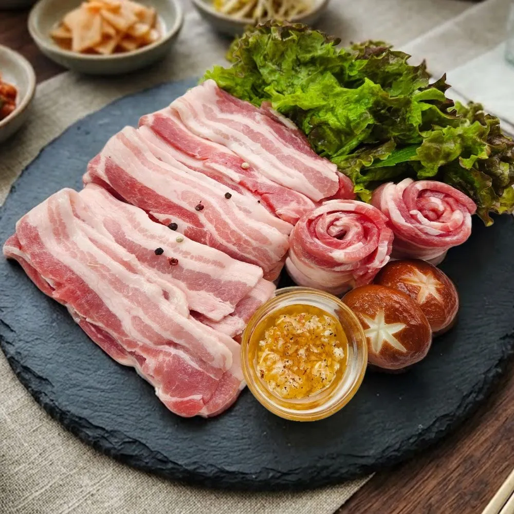 [바라던]오돌뼈 없는 고소한 삼겹살 부위 이겹살 찰겹살 500g 2팩 : 롯데ON
