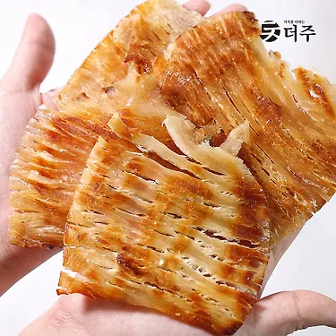 [더주] 말랑 촉촉 전기구이 몸통 오징어 180g(7-10미)