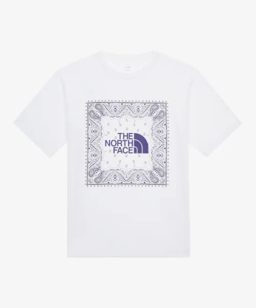 노스페이스(THE NORTH FACE) NT7UR13B 남성 반다나 반팔 티셔츠 WHITE - 사이즈 & 후기