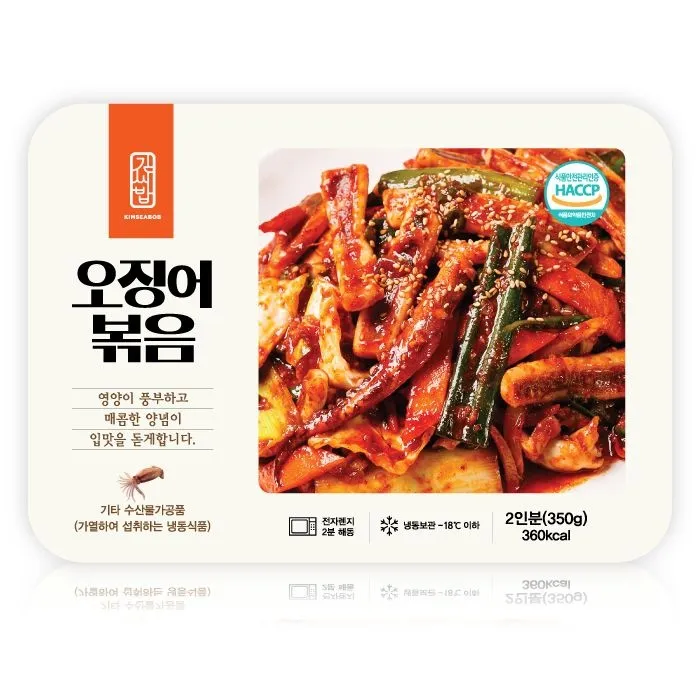 [딜크릿]김씨밥 오징어볶음 (냉동) 350g*2팩 : 롯데ON