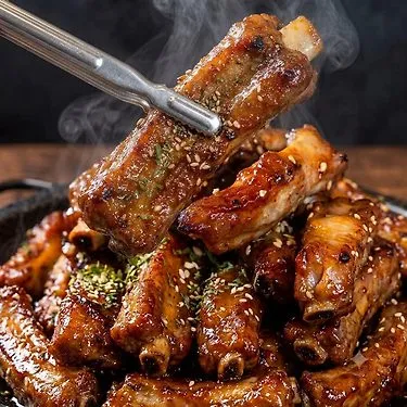 [간편5분조리] 두툼 숯불바베큐 쪽갈비 500g x 2팩 / 전자레인지 전용
