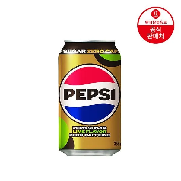 [롯데칠성](본사직영) 펩시콜라 제로슈거 라임향 제로 카페인 355ml 48캔 : 롯데ON