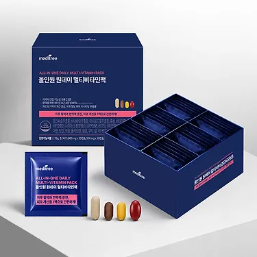 올인원 원데이 멀티팩 30포 1박스 종합 비타민 영양제 이뮨 피로회복