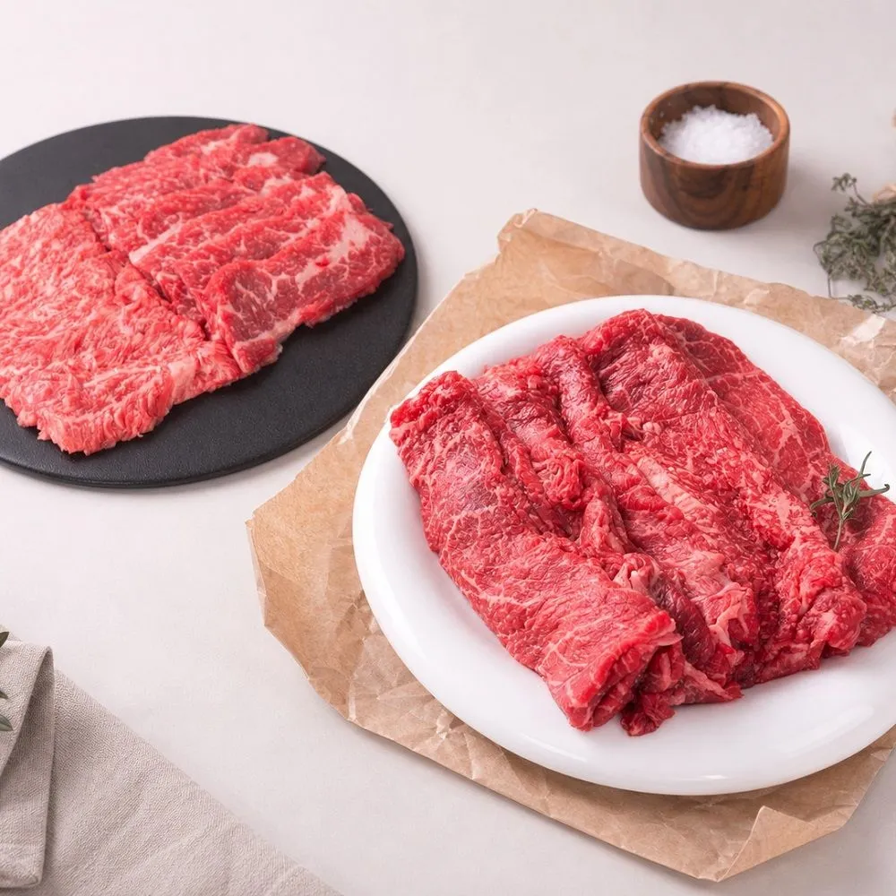 [열광한우][열광한우] 1++ 한우 특수부위 숙성로스 모둠 300g+300g (총 600g) : 롯데ON