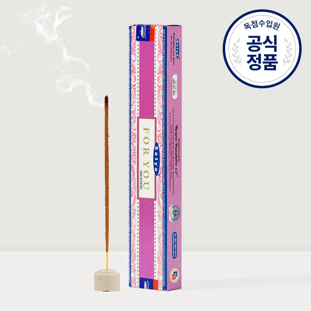 나그참파코리아 머스크 향 인센스 스틱 포유, 15g