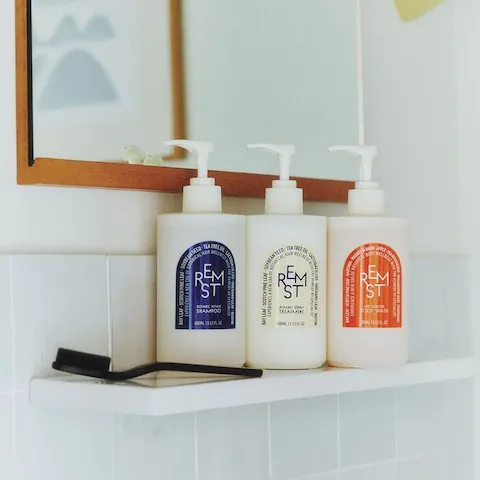 샴푸 & 트리트먼트 & 바디워시 세트 400ml