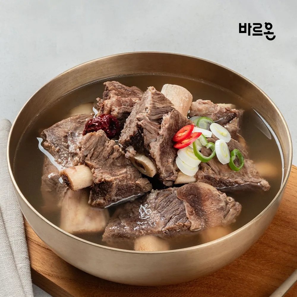 [곱창파는 청년들]바르온 갈비탕 600g x 5팩 : 롯데ON