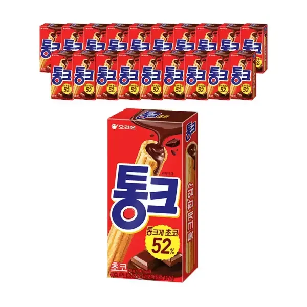 오리온 통크 초코, 45g, 20개-모바일 11번가