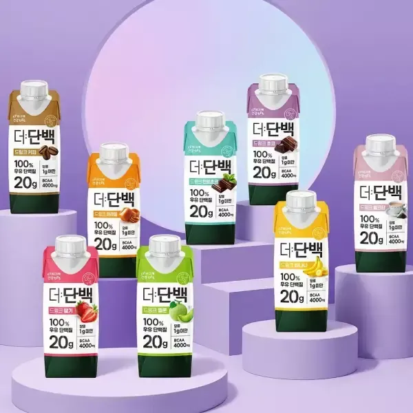 [18+18] 빙그레 더단백 드링크 8종 18팩 2박스 골라담기