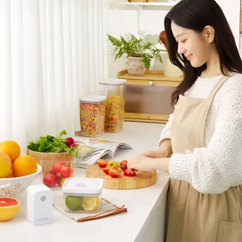 밀폐용기·반찬통 > 5배 오래가는, 바큠씰 진공 밀폐 보관 용기 7종 10종 세트 (펌프 포함) | 오늘의집 쇼핑