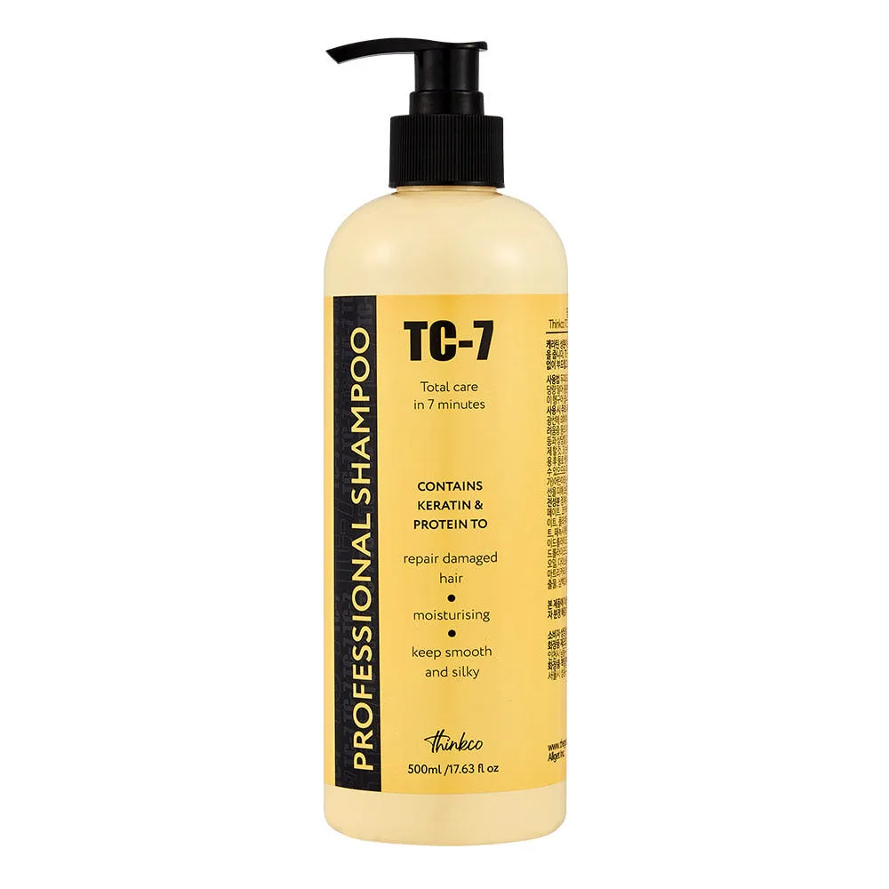 [체험딜 6990] 띵코 TC-7 프로페셔널 케라틴 단백질 샴푸 500ml, 손상 모발 데미지 영양 케어