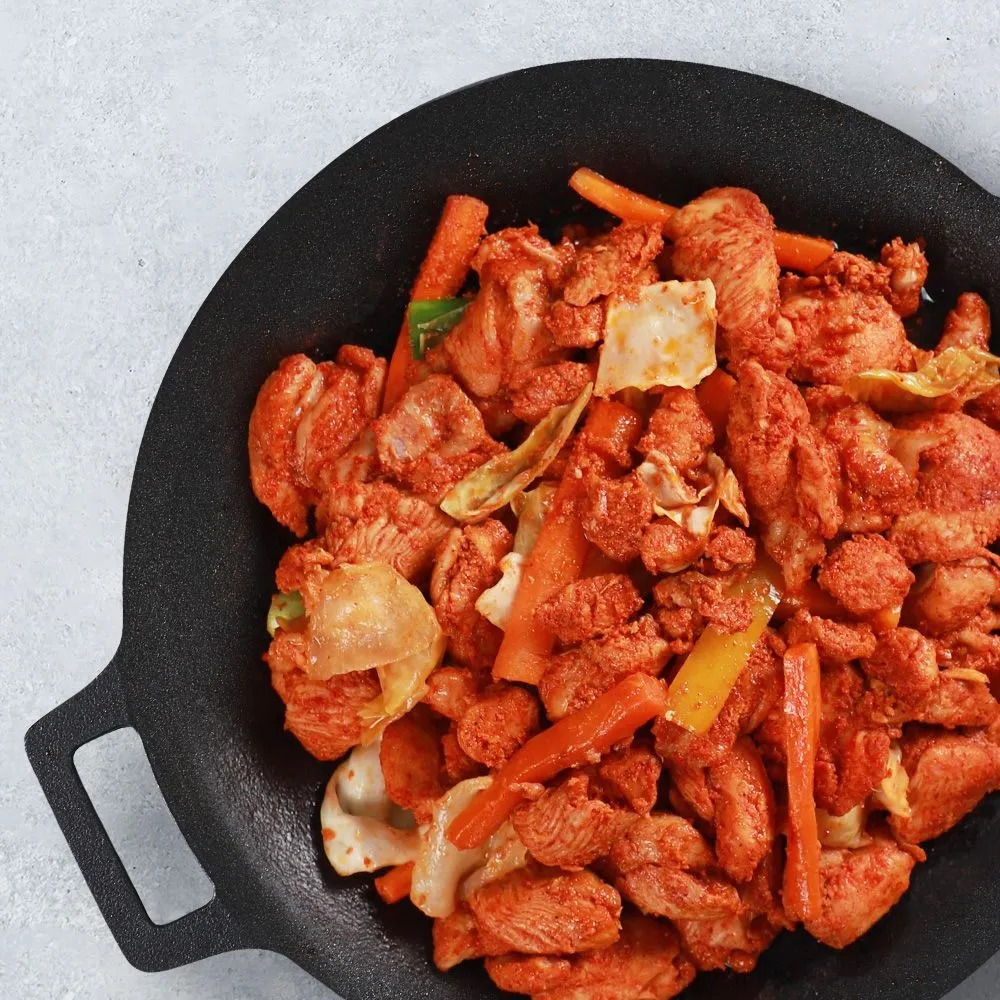 [봄내푸드][APP전용][봄내푸드] 국내산 닭으로 만든 순살 춘천닭갈비 500g x 4팩 총 2kg : 롯데ON