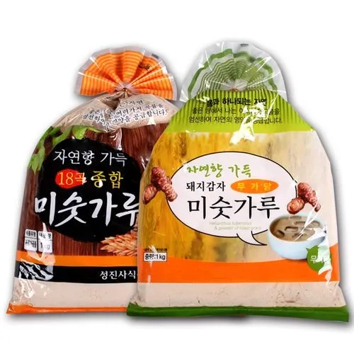 [자연향가득]돼지감자 미숫가루 1kg+18곡 종합미숫가루 1kg : 롯데ON