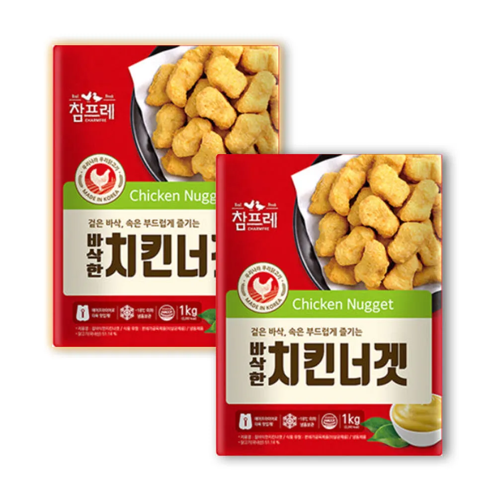 참 바삭한 치킨너겟 2kg (1kg+1kg)