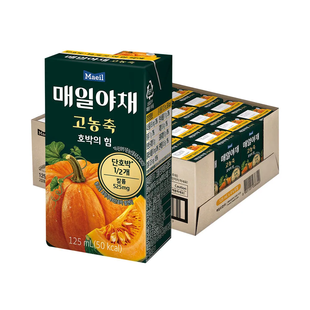 매일야채 고농축 호박의 힘 125ml 24팩