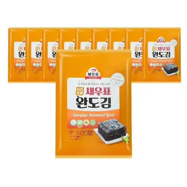 [10분러시] 새우표 완도 오리지널 전장김 25g x 10봉
