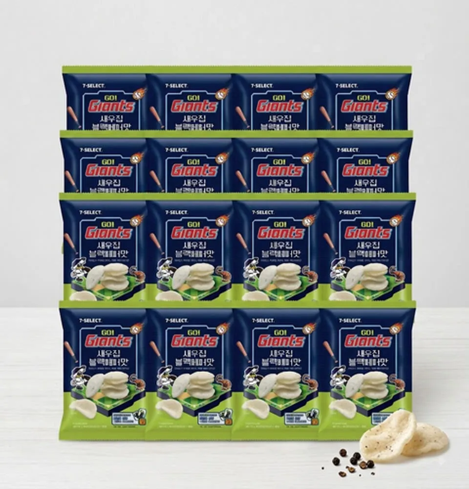 자이언츠 새우칩 블랙페퍼맛 97g x 12봉