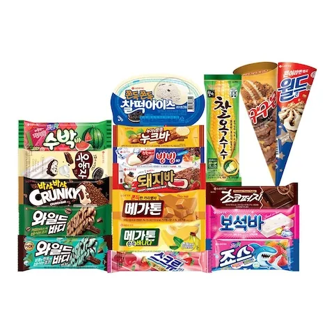 아이스크림 > [50개] 아이스크림 바류 10종x5개(아맛나/돼지바/메가톤/와일드바디/빙빙바 등) | 오늘의집 쇼핑
