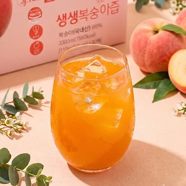 (후기검증) 복숭아보다 더 맛있고 더 편한 생생복숭아즙 110mlX30팩 1박스(2026 햇복숭아) | 톡딜