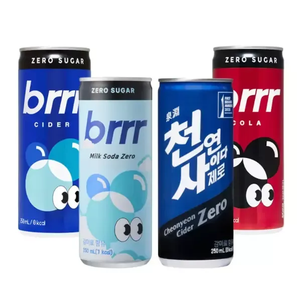 부르르 밀크소다 제로 250mL 30캔 + 제로 탄산음료 30캔 (택1)-모바일 11번가
