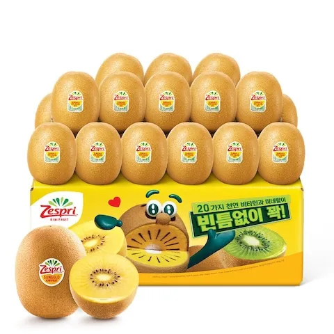 과일 > [개당 921원] 제스프리 썬 골드키위 특대과 27입 실중량 3.8kg내외 | 오늘의집 쇼핑