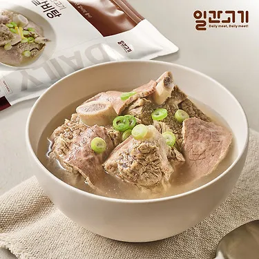 롯데백화점 일간고기 갈비탕/육개장 600g 3+1팩