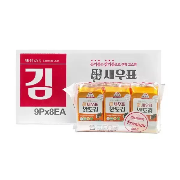 [10분러시] 새우표 완도 도시락김 4g x 72봉