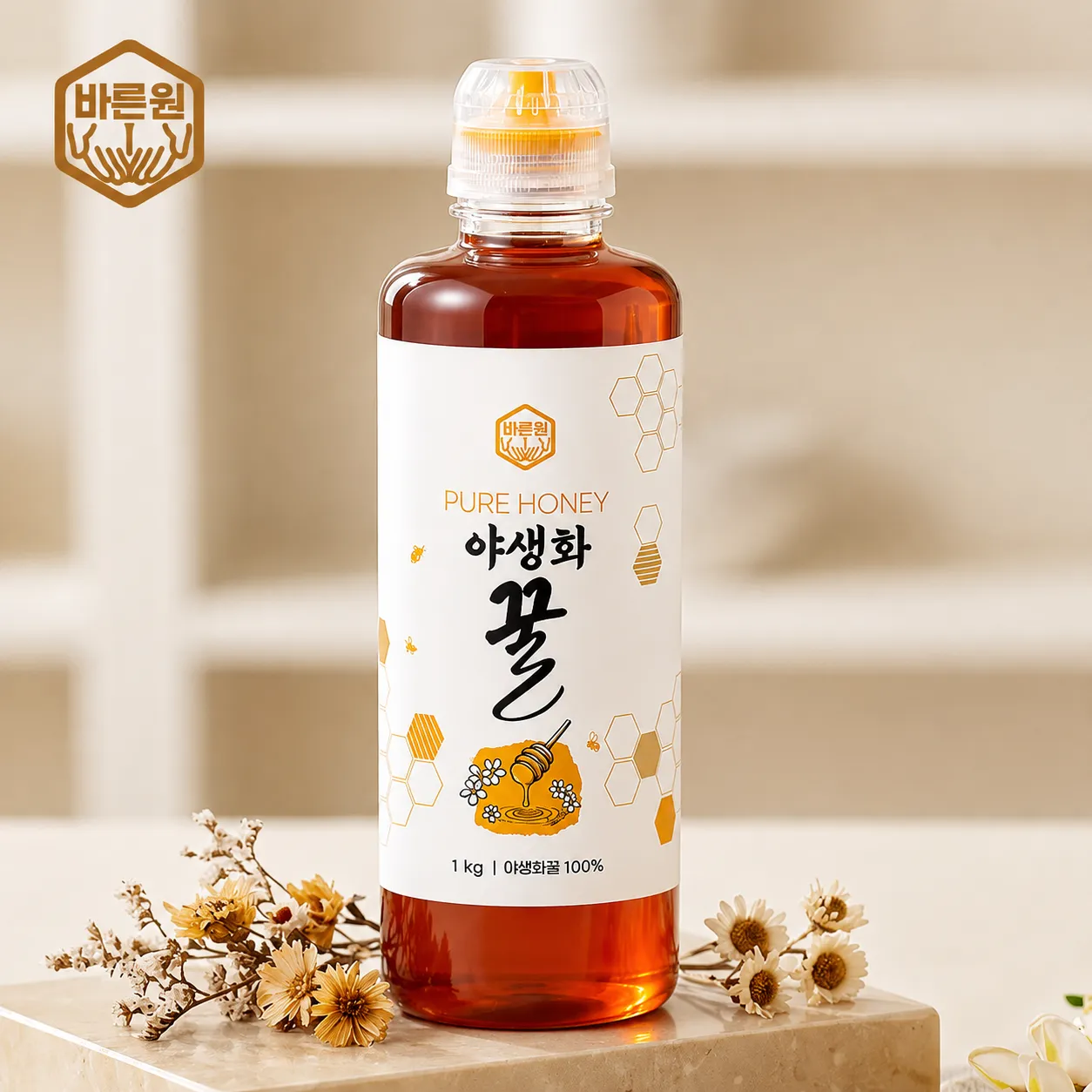 [바른원] 퓨어 벌꿀 야생화 1kg : 롯데ON