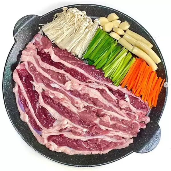 1등급 냉장 오리고기 생오리 슬라이스 로스 무항생제 인증 1kg