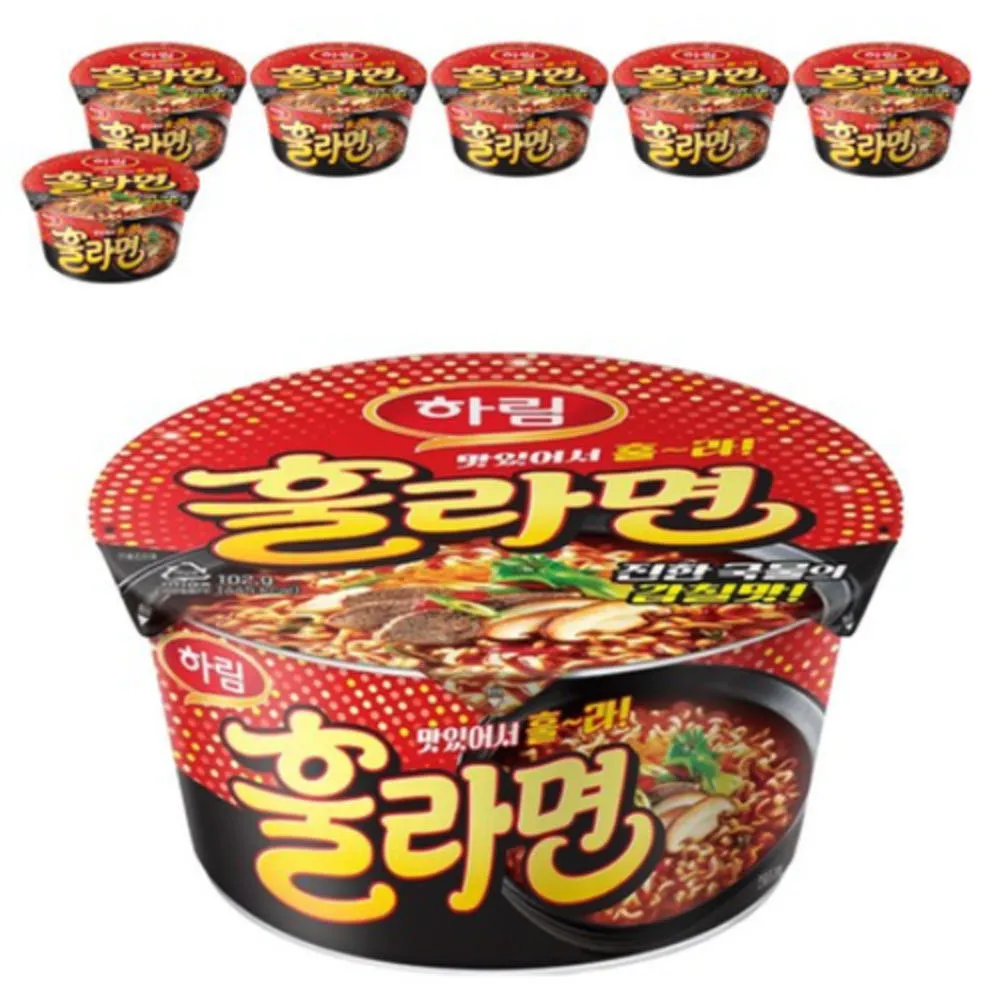 하림 훌라면 큰컵 12개입