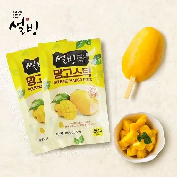[설빙][설빙]프리미엄 디저트 망고스틱 60g30개 : 롯데ON