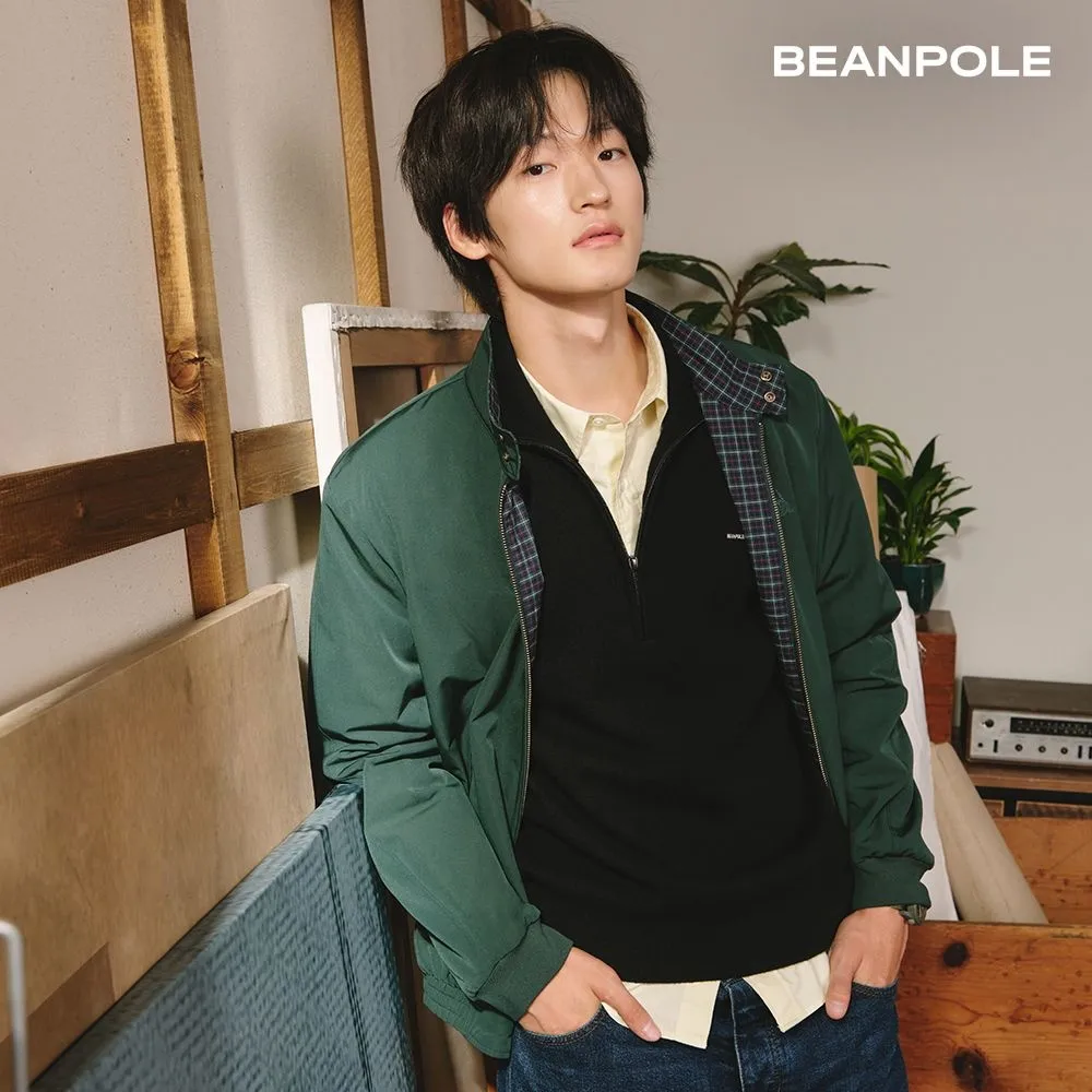 [빈폴 멘][BEANPOLEKNAP] 와플 라운드티 블랙 (BC5341N045) : 롯데ON