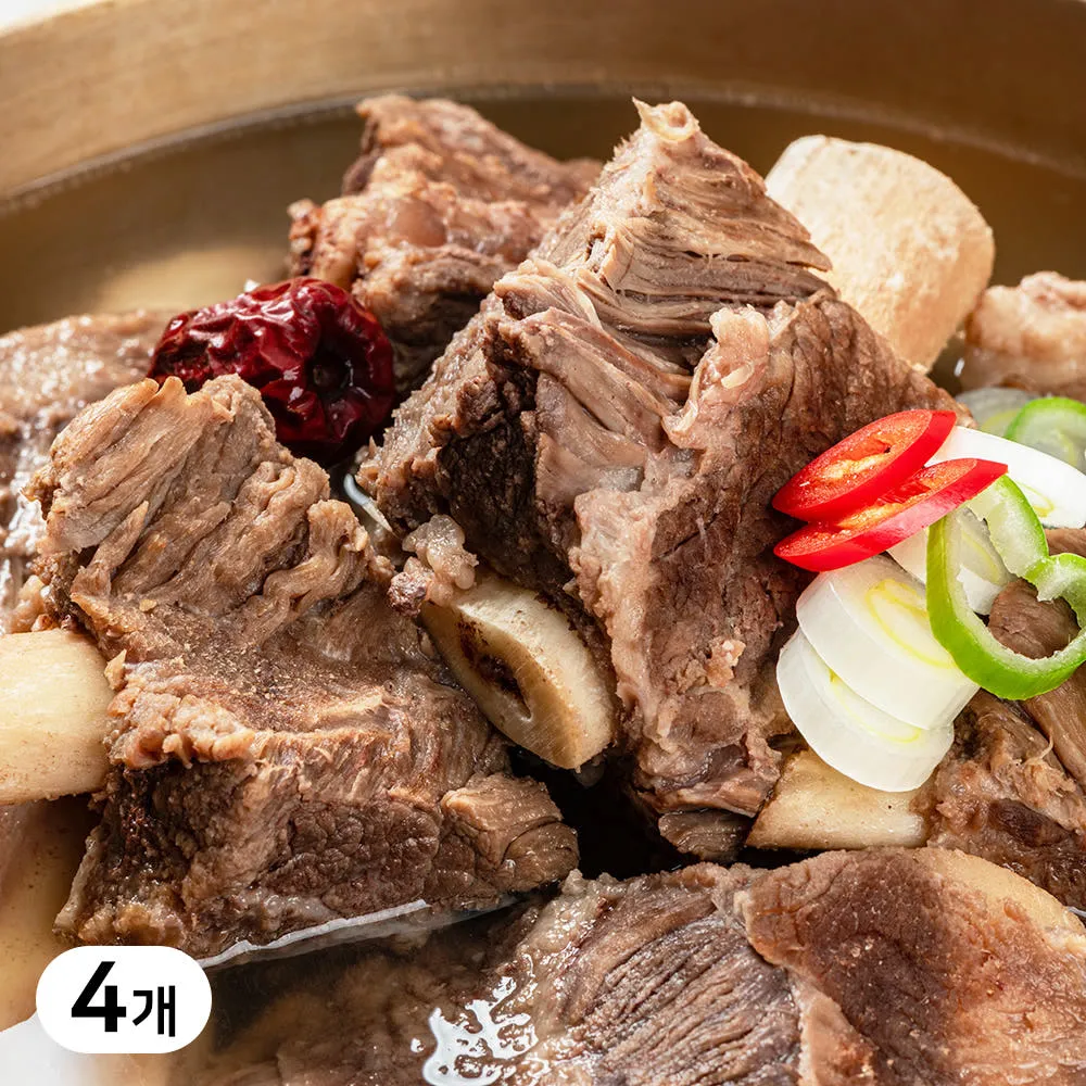 갈비탕 600g 4팩 (실온보관)