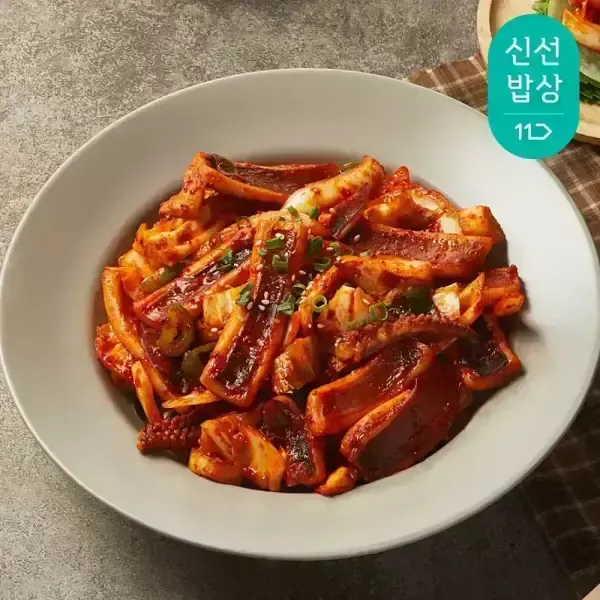 [쿡솜씨] 매콤오징어볶음 오징어불고기 두루치기 신선야채 밀키트-모바일 11번가