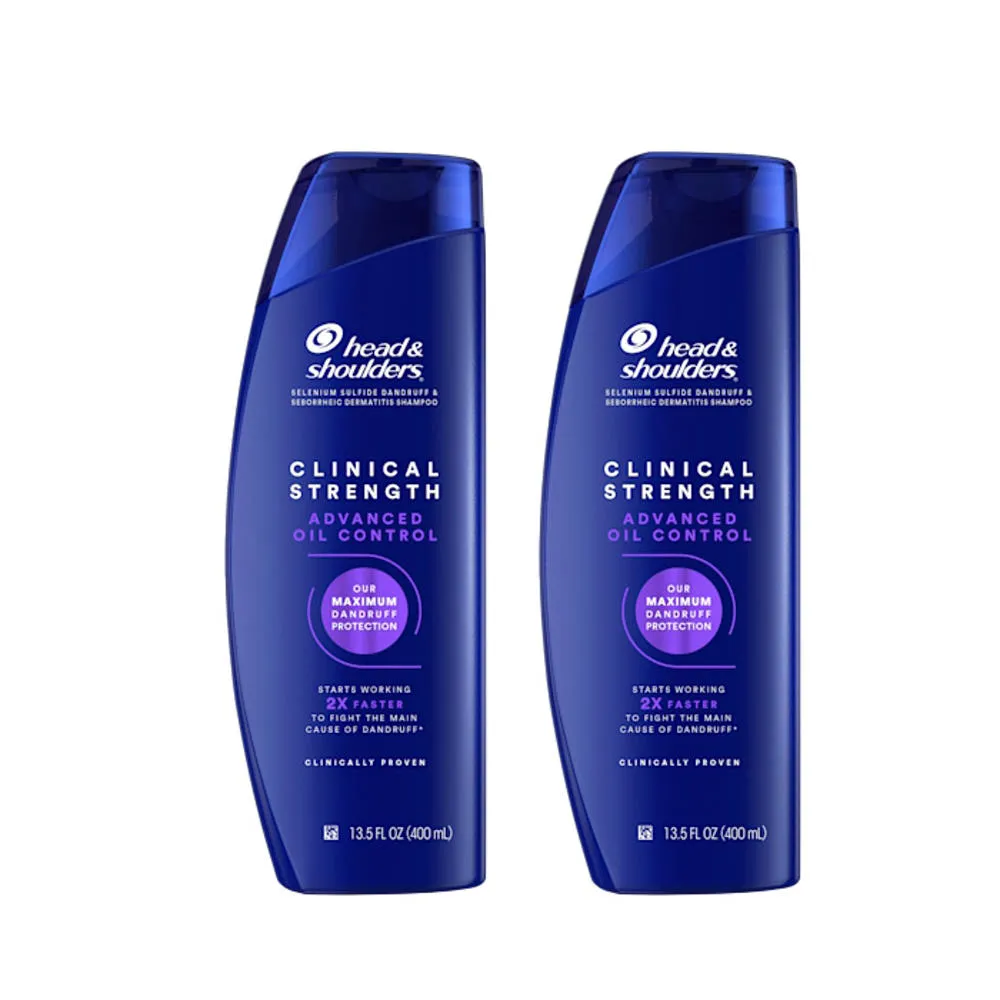 1+1 헤드앤숄더 클리니컬 스트렝스 어드밴스드 오일 컨트롤 비듬 샴푸 400ml