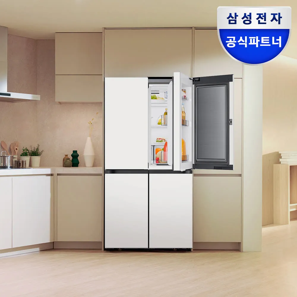 삼성 비스포크 AI 4도어 냉장고 902L 1등급 푸드쇼케이스