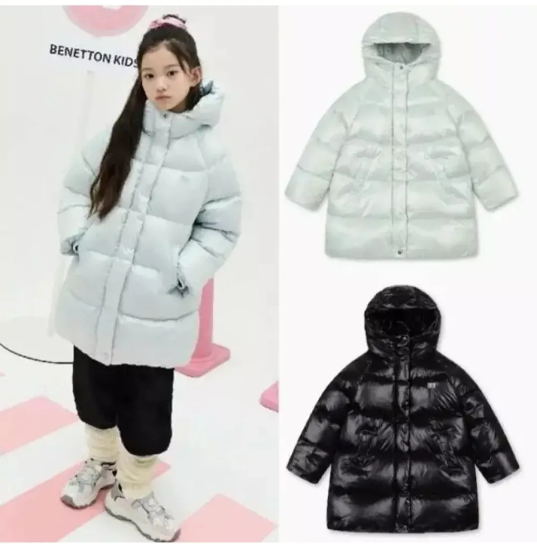 [베네통 키즈]25FW-셔링 후드 롱 다운/QADJ02561 (정상가 339,000원) : 롯데백화점