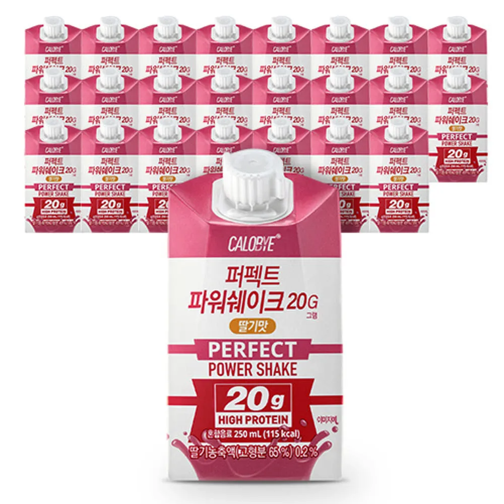 칼로바이 파워쉐이크 20G 딸기맛 250ml 48개입