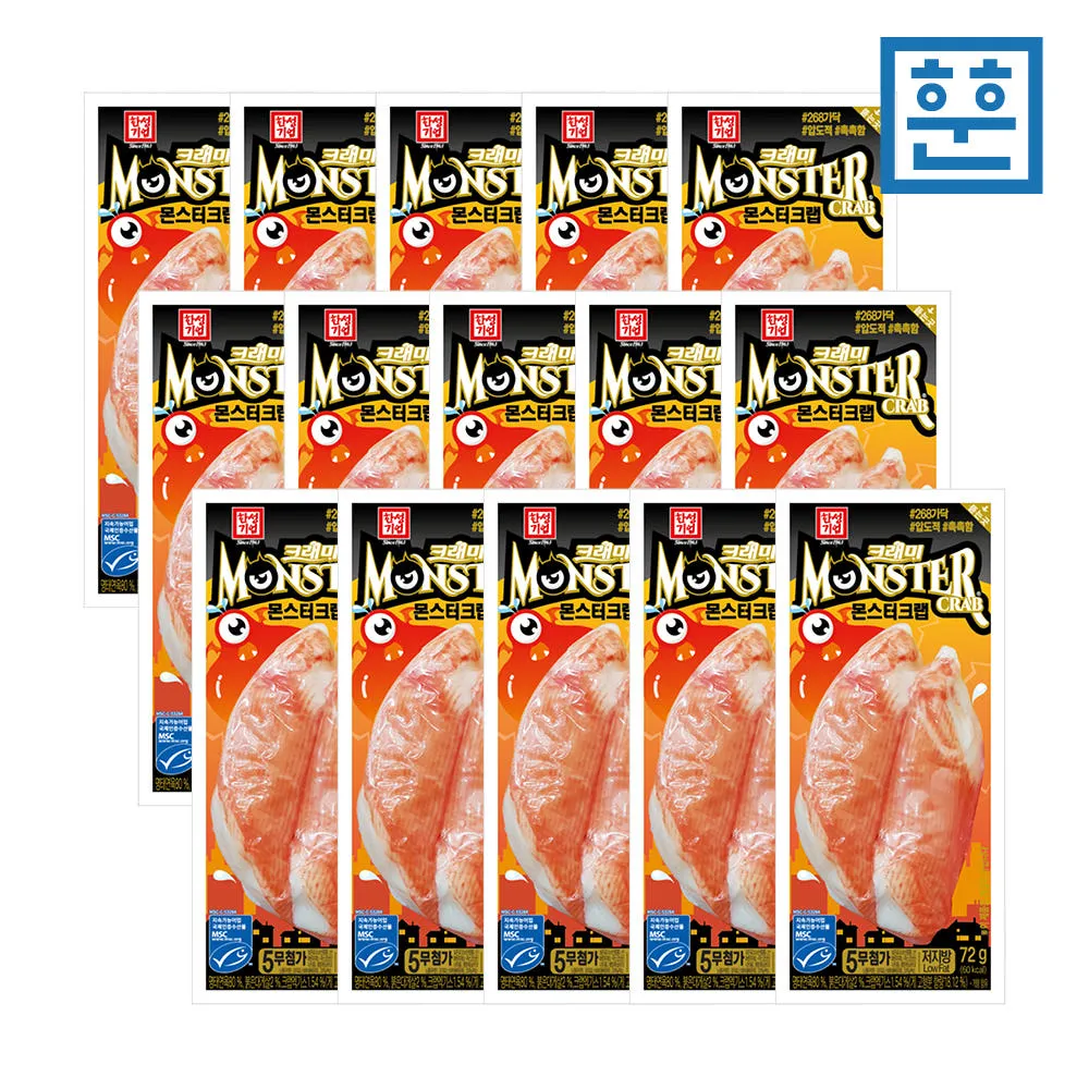 몬스터크랩 72g x 15개