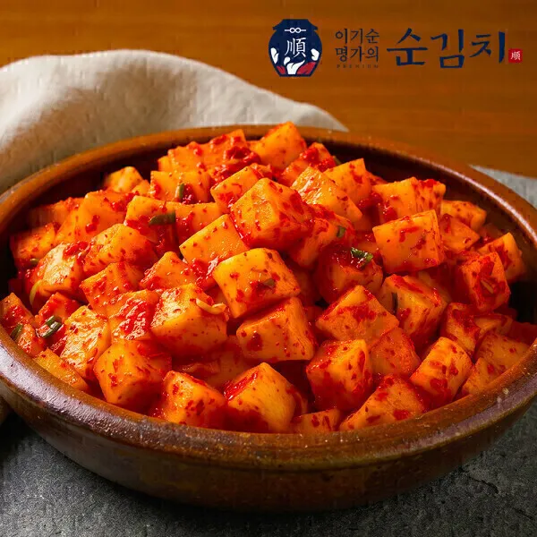 국내산 김치 이기순 명인의 순(順) 깍두기 1kg 전재료 국산 100% 입점특가 당일제조