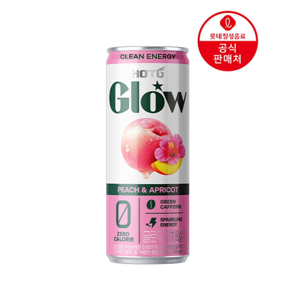 [시크릿] 핫식스 글로우 피치살구 355ml 24캔(18+6)