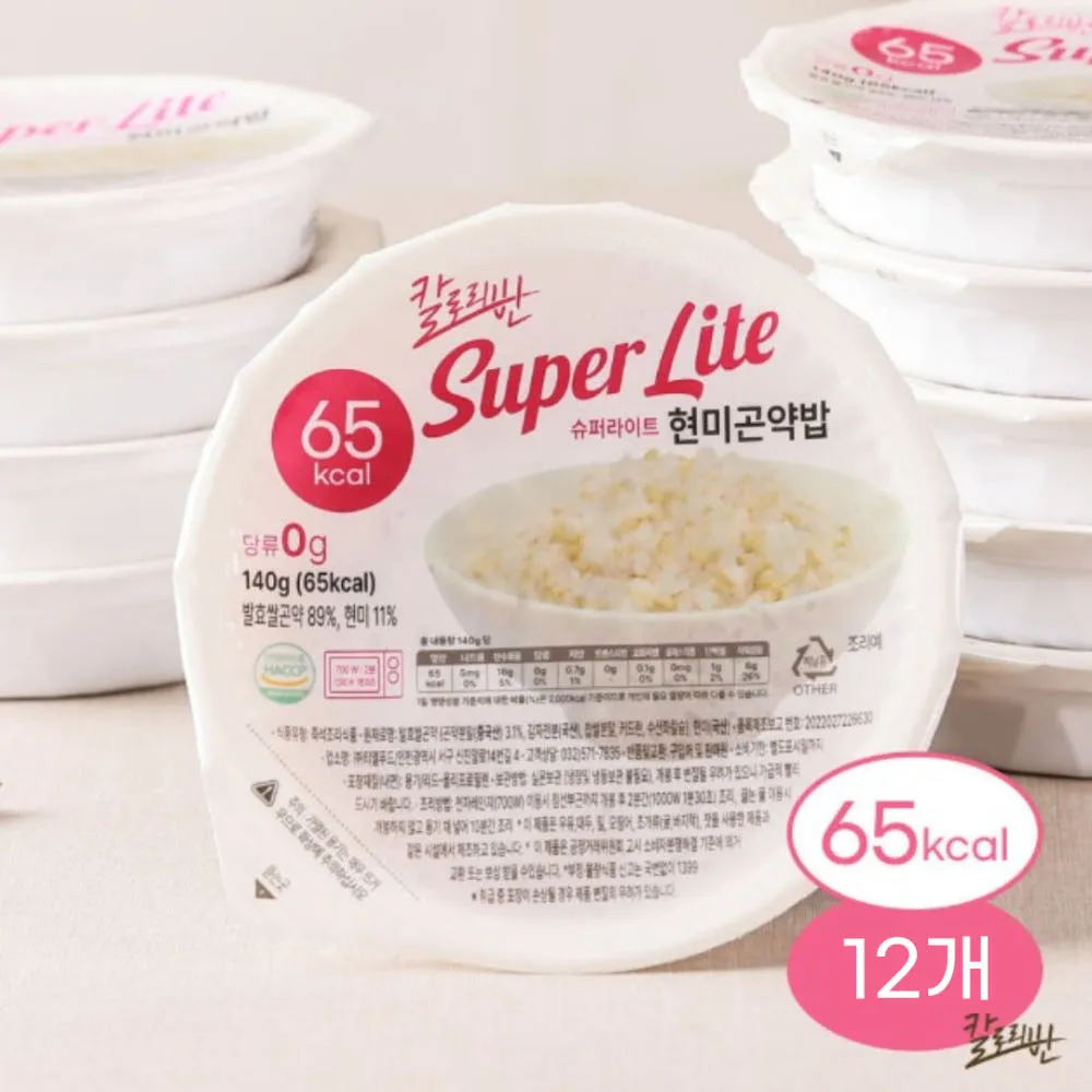 현미곤약밥 140g 12팩