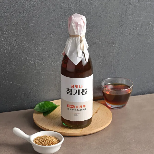 육해공 1+1구성 참맛나 참기름 350ml x 2병