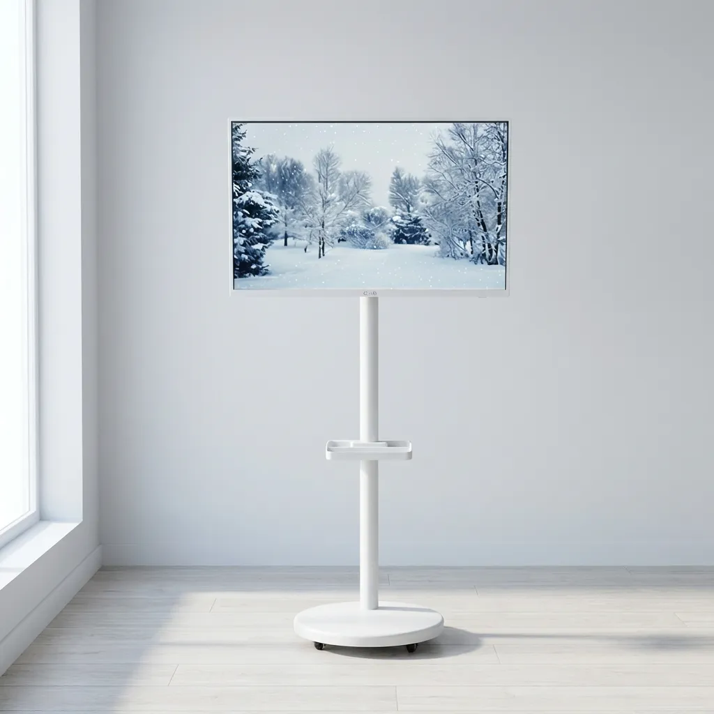 더함 삼탠바이미 화이트 스마트 TV, QLED, 81cm/32인치, 라이트, 스탠드형, 고객직접설치, 1개