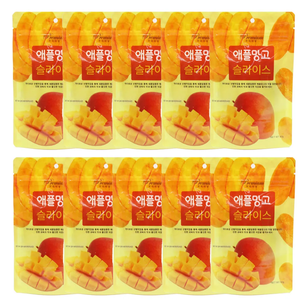 베트남 건망고 슬라이스 80g x 10봉 (망고 함량 95%)