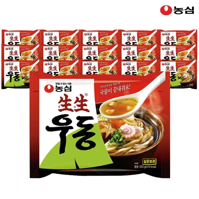 [농심]농심 생생우동 16봉지 / 국물이 끝내줘요~ : 롯데ON