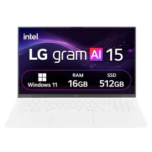 LG전자 2026 그램 AI 15 코어 Ultra5에센스 화이트 · 15ZB90S-GA5CK · 512GB · 16GB · WIN11 Home